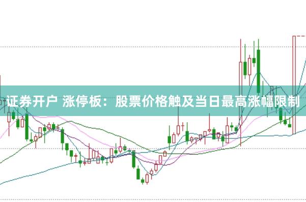 证券开户 涨停板：股票价格触及当日最高涨幅限制